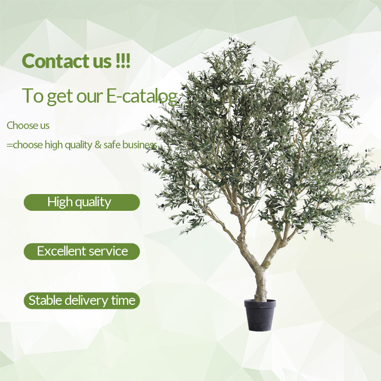 Artificial Bonsai Tree Indoor Decoration Faux Olive Plant