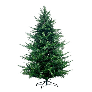 Natural Green Artificial Spruce Christmas Tree with Realistic Layered Branches