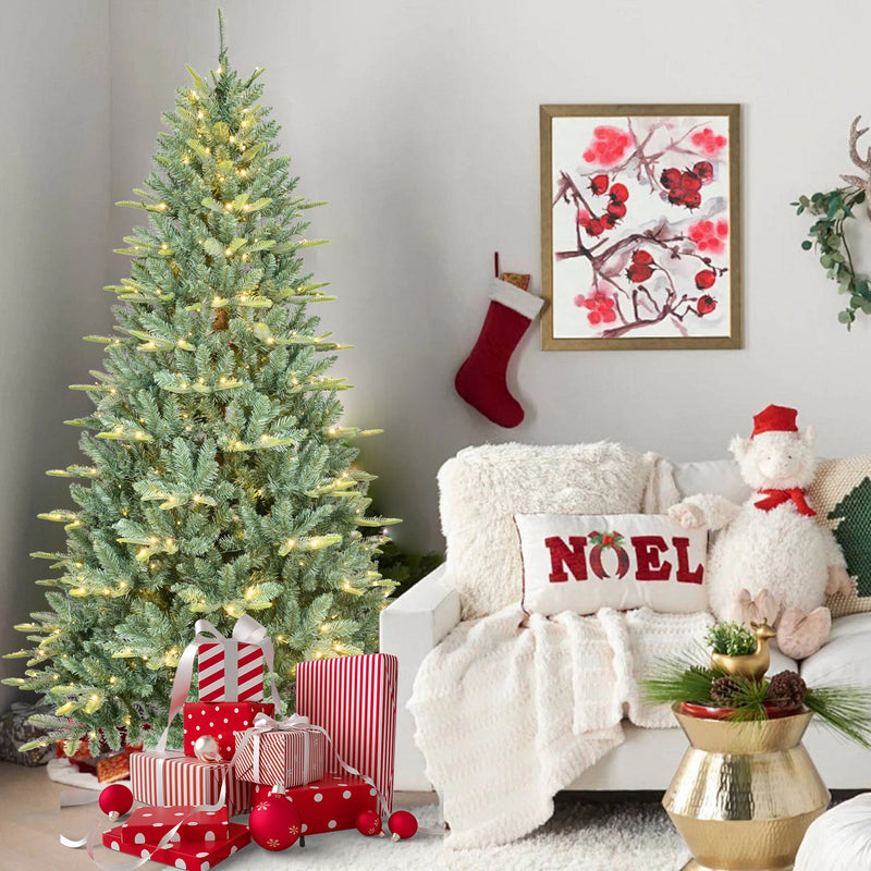 Colorado Spruce Artificial Christmas Tree with Sage Blue Needles