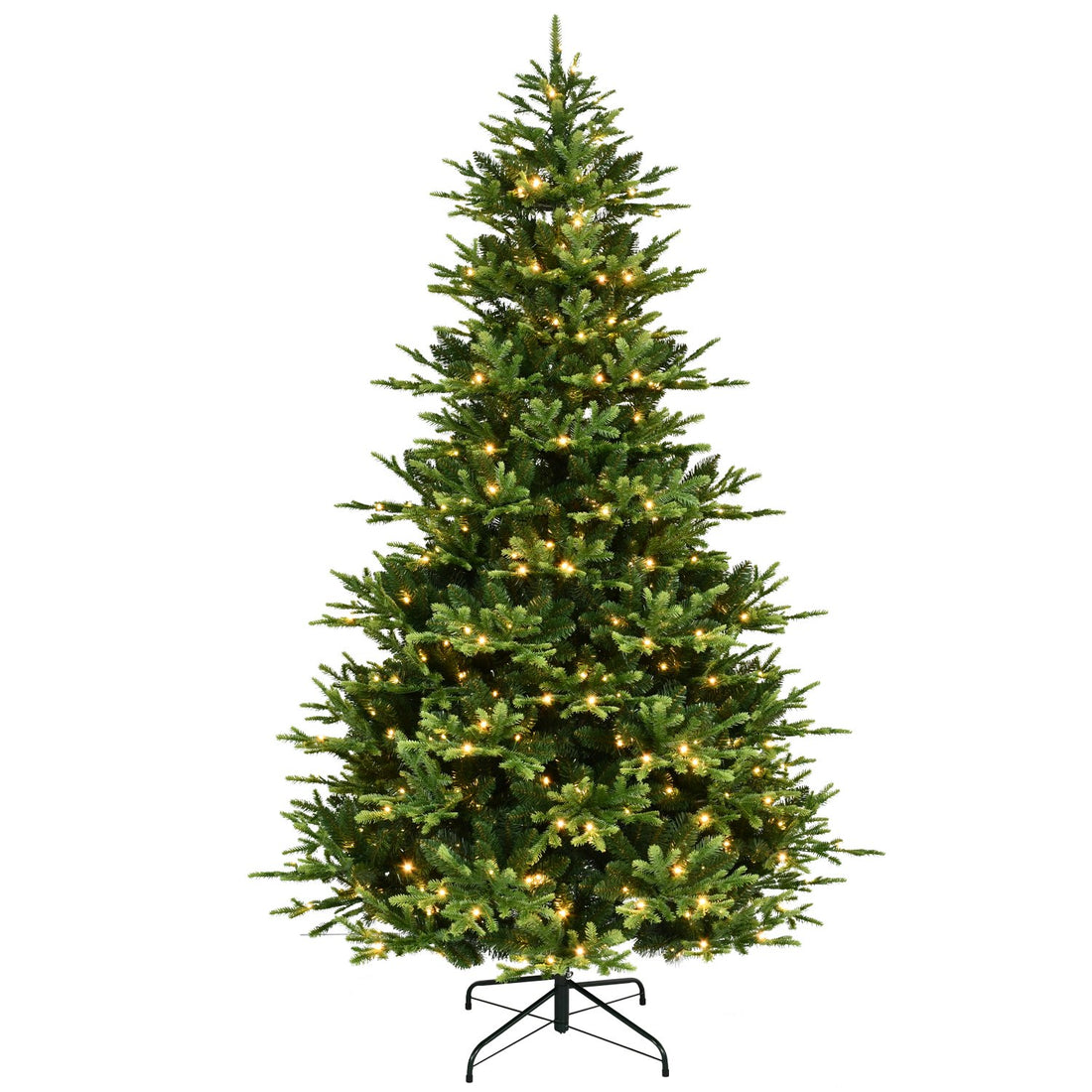 Fraser Fir Artificial Christmas Tree with Dense Deep Green Branches