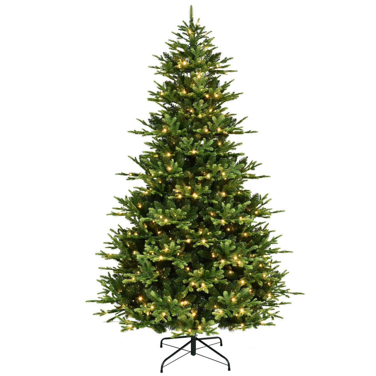 Fraser Fir Artificial Christmas Tree with Dense Deep Green Branches