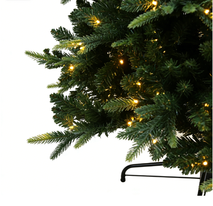 Norway Spruce Artificial Christmas Tree with Warm LED Lights