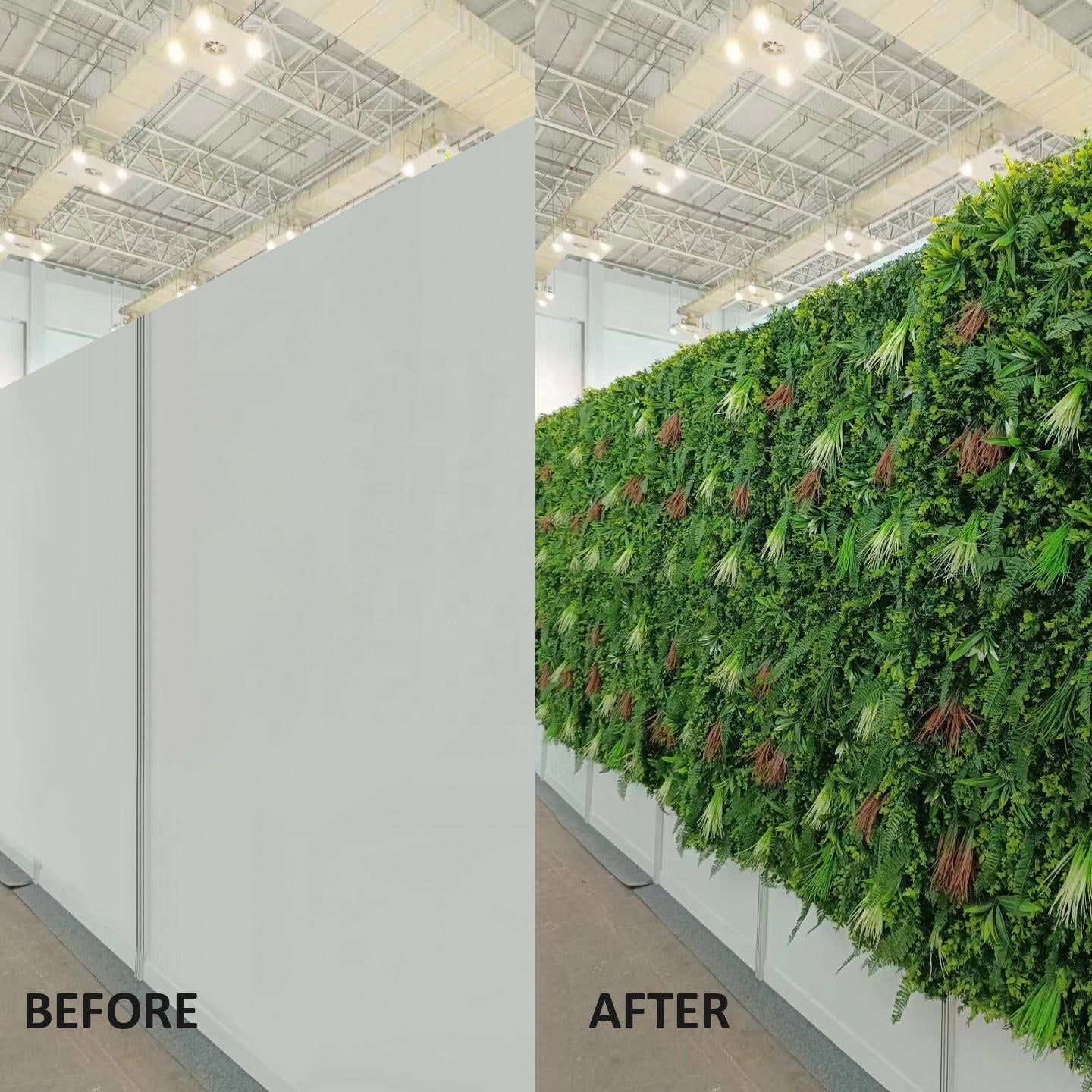 Panel Artificial Plant Wall 100x100cm Boxwood Wall Panel