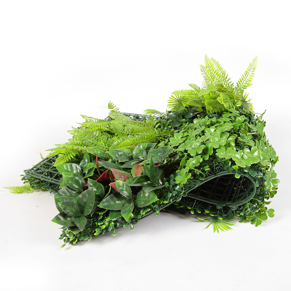 Plastic Artificial Plants Tropical Jungle Wall Panel