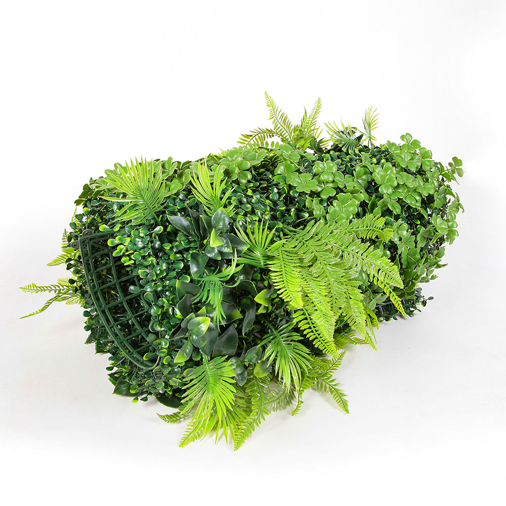 Plastic Artificial Plants Tropical Jungle Wall Panel