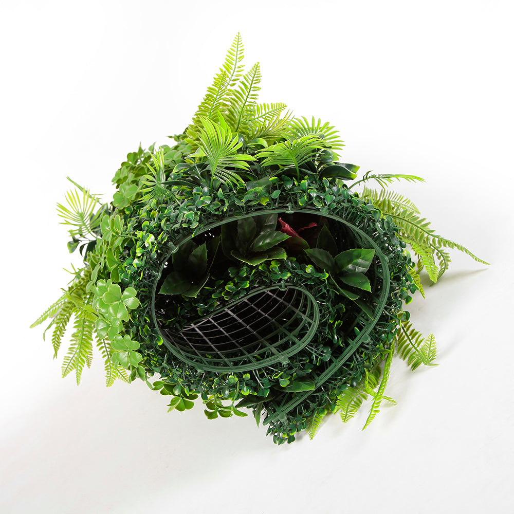 Plastic Artificial Plants Tropical Jungle Wall Panel