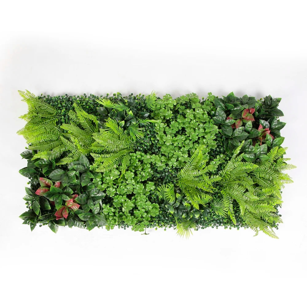 Plastic Artificial Plants Tropical Jungle Wall Panel