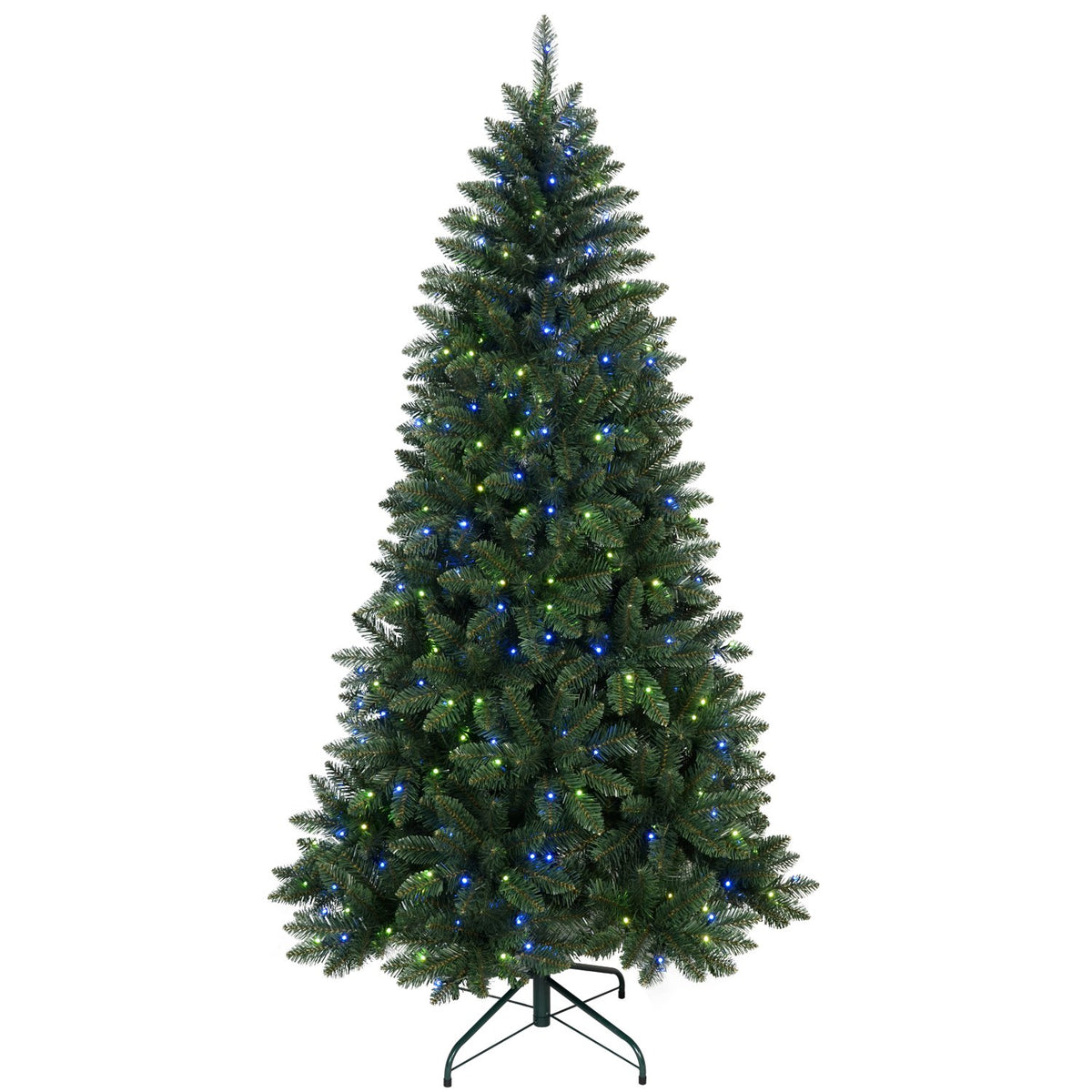 Smart Pine Artificial Christmas Tree with Color Changing WiFi Lights