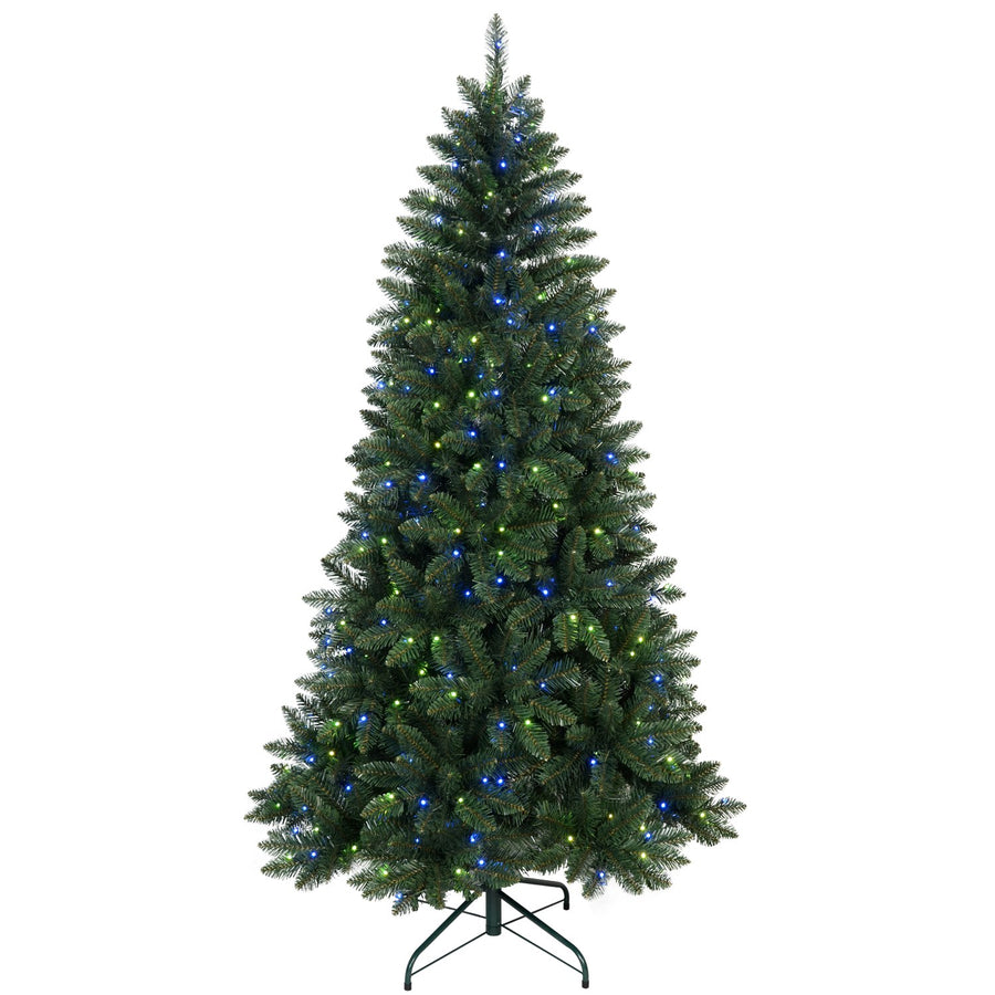 Smart Pine Artificial Christmas Tree with Color Changing WiFi Lights
