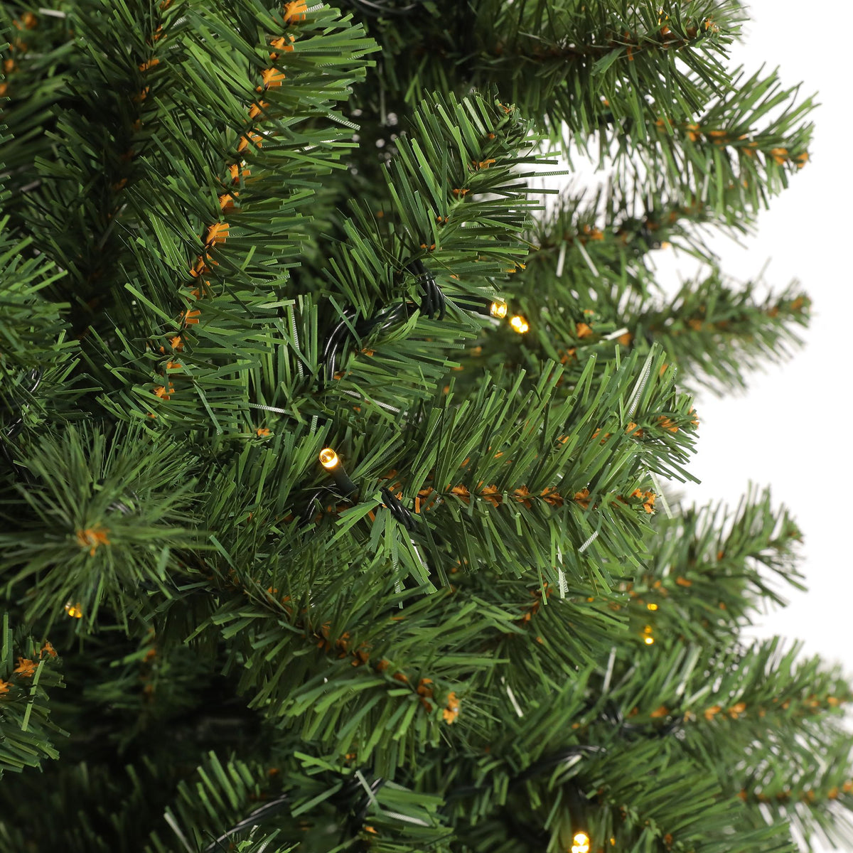 Pre Lit Artificial Christmas Tree with LED Lights Hinged