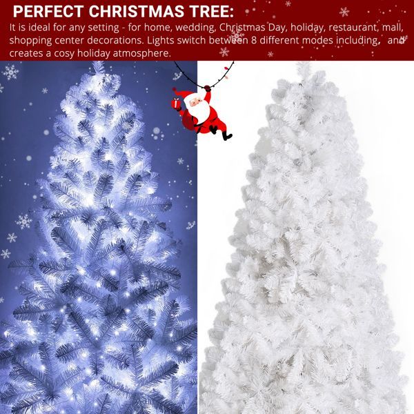 Pre Lit Christmas Tree with Remote Lighting Modes