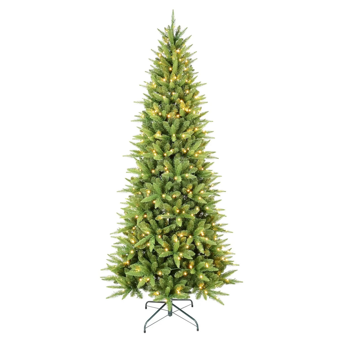 Pre Lit Slim Christmas Tree Artificial Pencil Xmas Tree