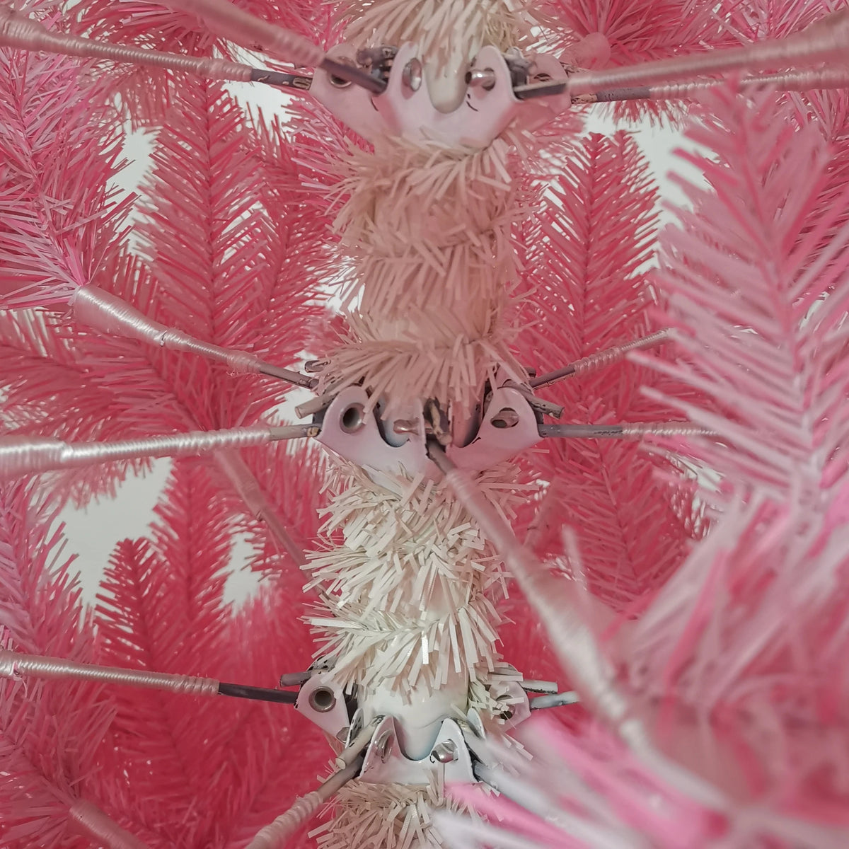 Royal Fir Pink Artificial Christmas Tree with Full Dense Branches