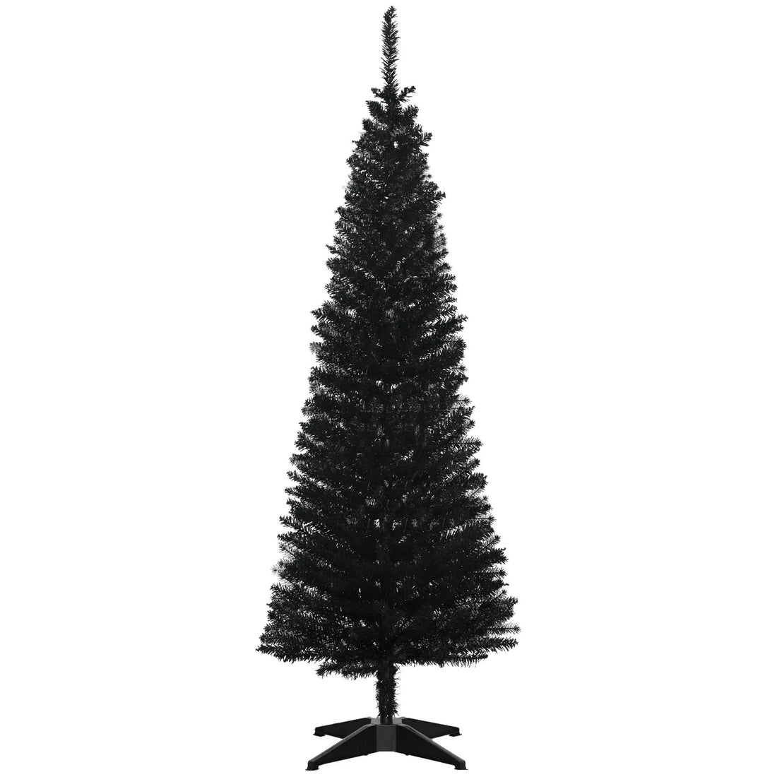 Slim Christmas Tree Black Artificial Pencil Tree