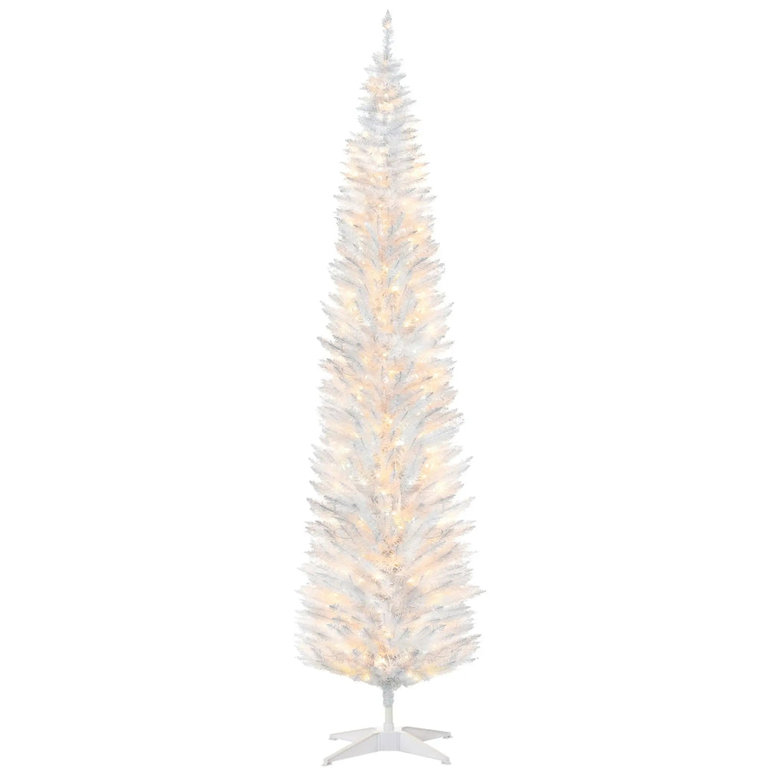 Slim Pre Lit Christmas Tree with Realistic Branches