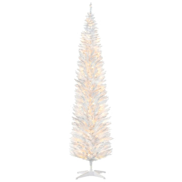 Slim Pre Lit Christmas Tree with Realistic Branches