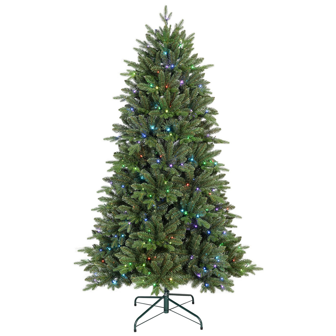 Aspen Pine Artificial Christmas Tree with Color-Changing RGB Lights