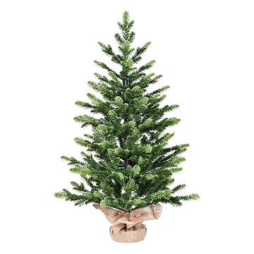 Mini Pine Tabletop Artificial Christmas Tree with Lifelike PE Tips