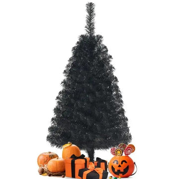 Unlit Artificial Mini Christmas Tree with Plastic Stand