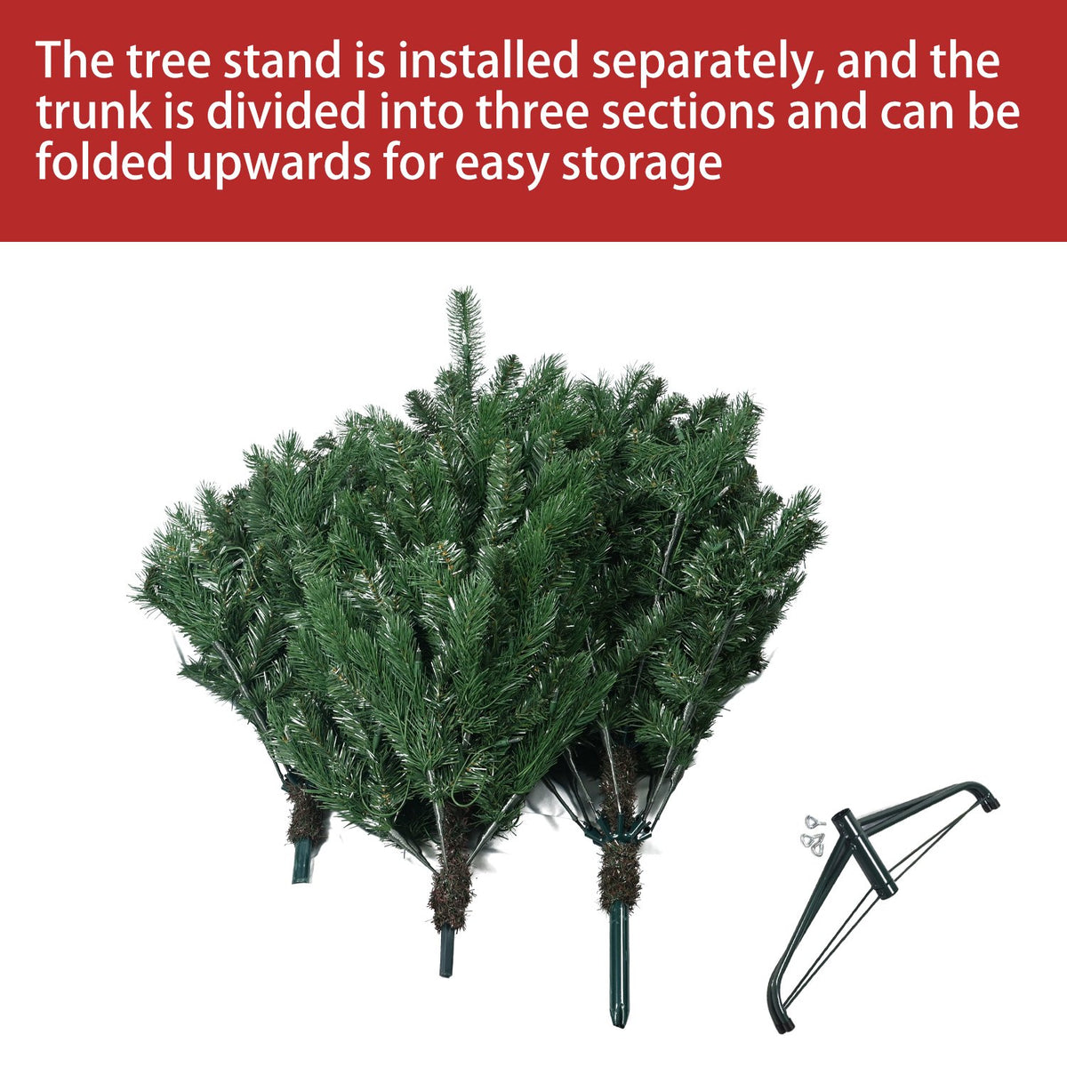 Traditional Spruce Artificial Christmas Tree with Pre-Lit Branches