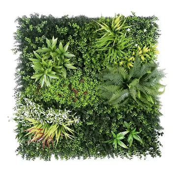 Vertical Artificial Grass Wall Panel 100x100cm Modern