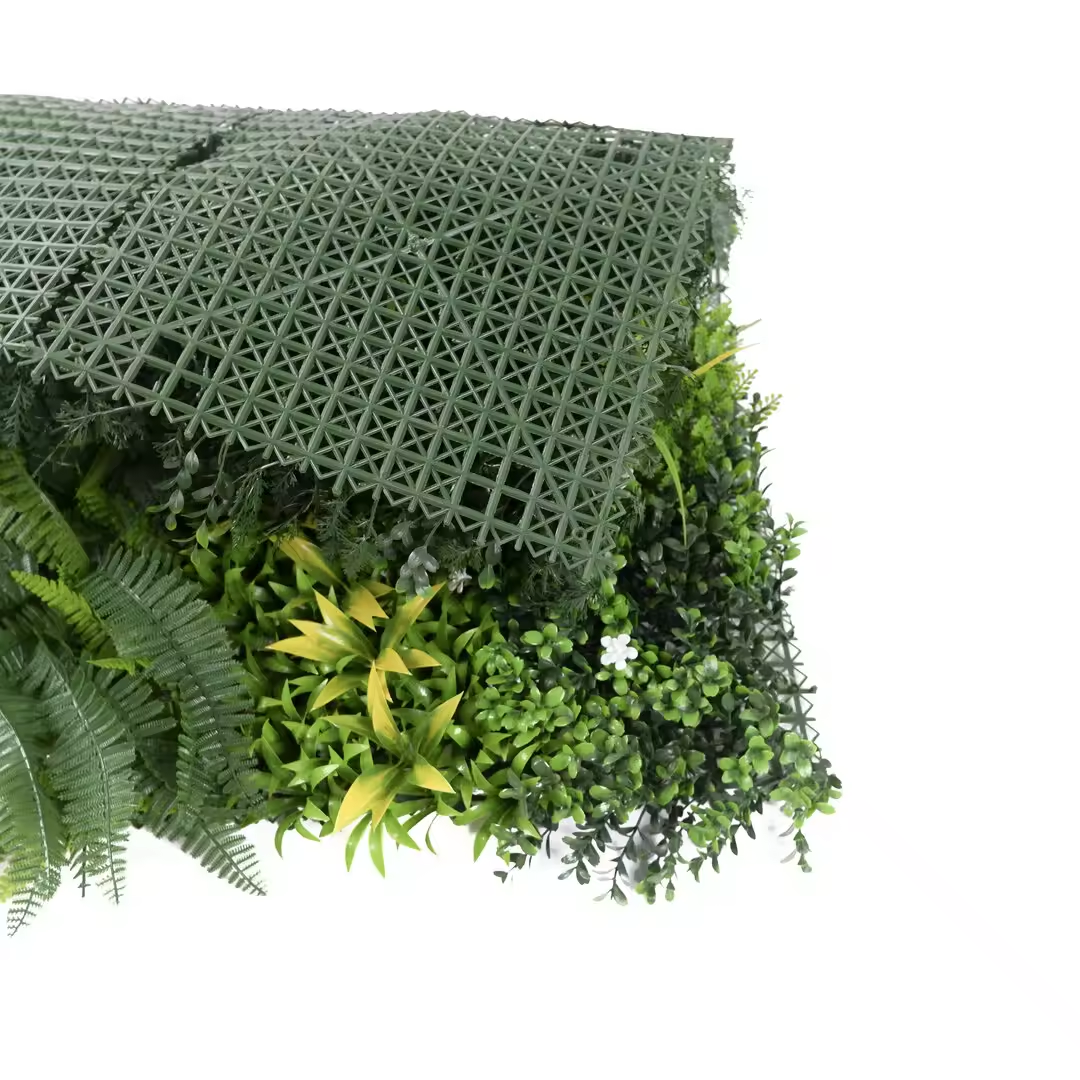 Vertical Artificial Grass Wall Panel 100x100cm Modern
