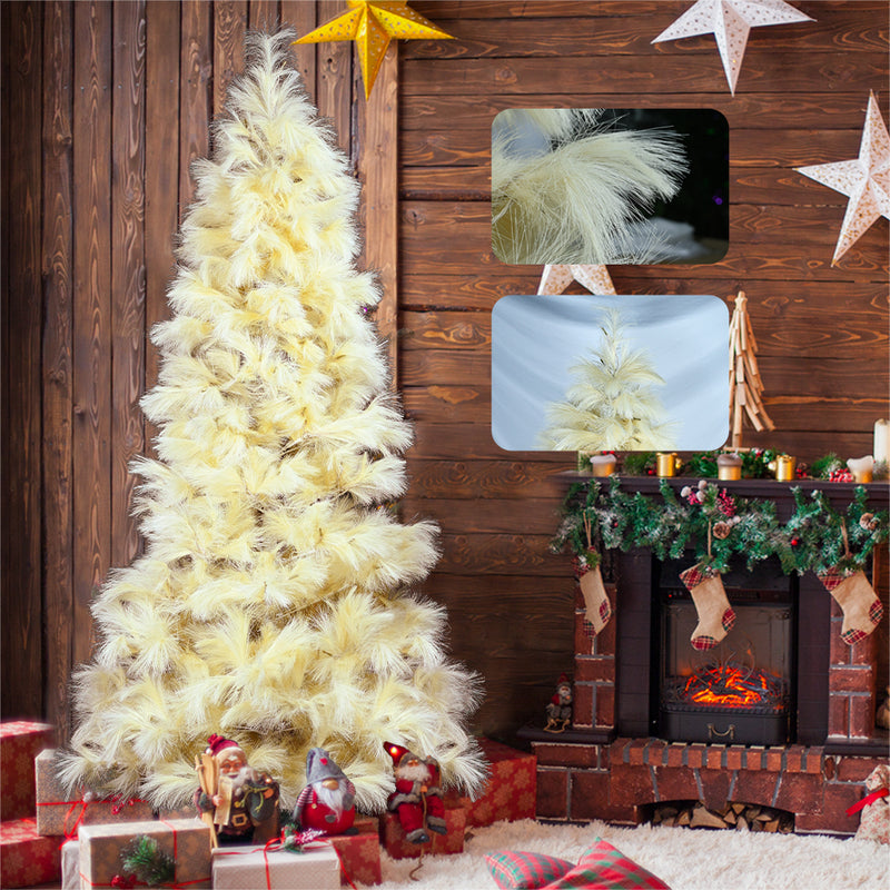 White Cedar Artificial Christmas Tree with Full Fluffy Branches