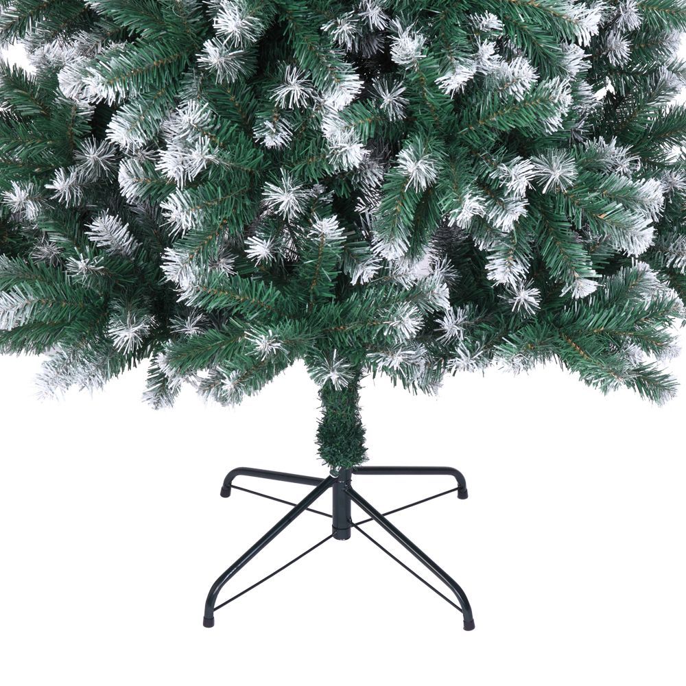 White Christmas Tree with Multicolor Lights