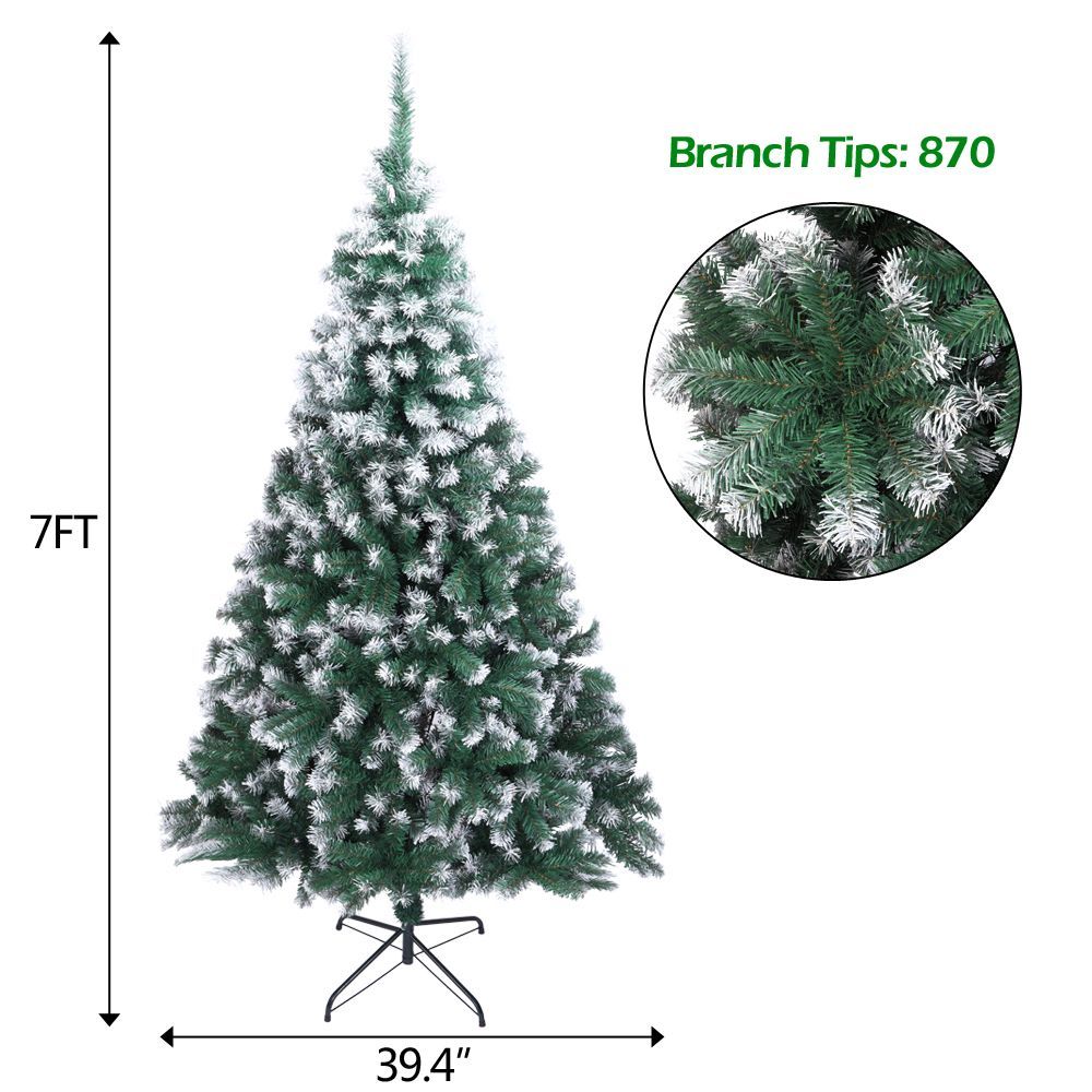 White Christmas Tree with Multicolor Lights