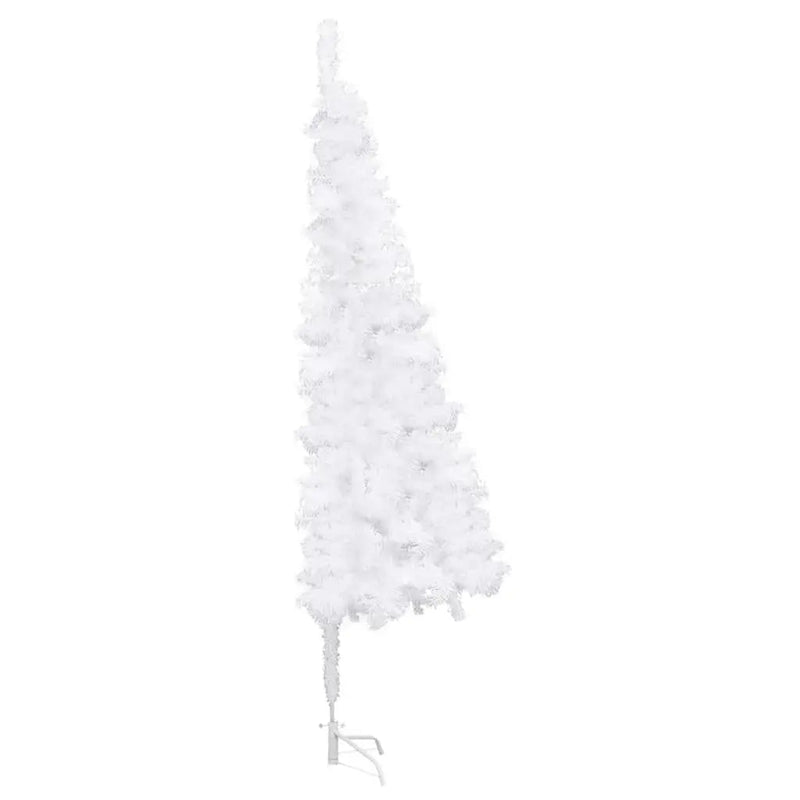 White Corner Artificial Christmas Tree with LED Lights