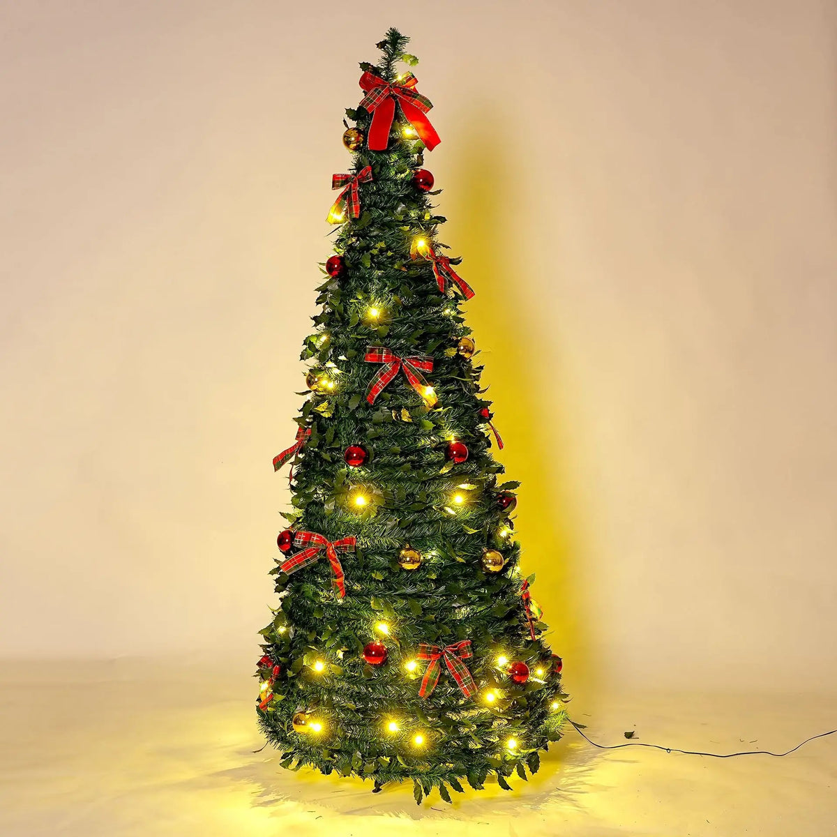 Wholesale Christmas Tree 5ft 6ft 7ft Snow Flocked White Artificial Christmas Tree Decorative Pop up Tree