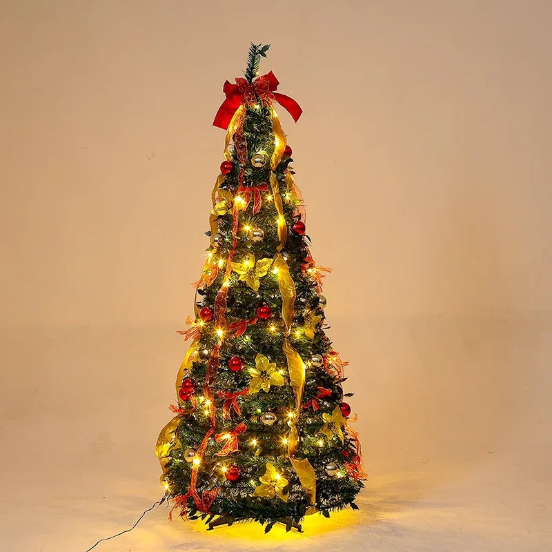 Wholesale Christmas Tree 5ft 6ft 7ft Snow Flocked White Artificial Christmas Tree Decorative Pop up Tree
