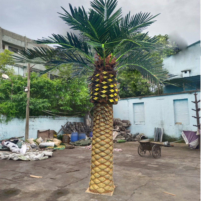 Artificial Date Palm Tree Faux Tropical Decor 10FT