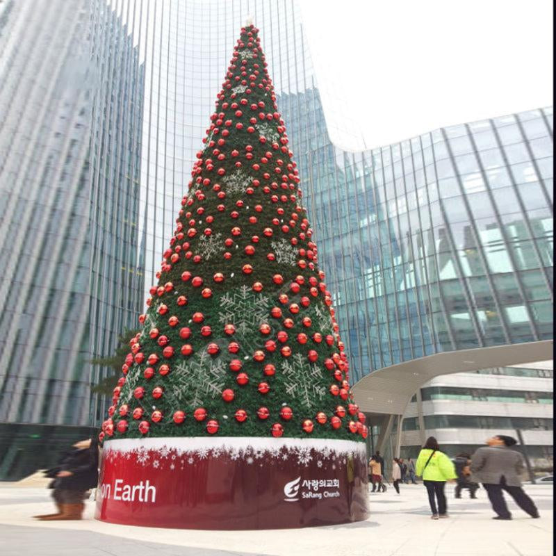 Giant Christmas Artificial Tree Large Outdoor DMX Music Light